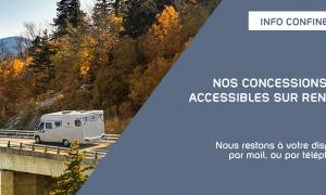 Nos concessions sont accessibles sur rendez-vous